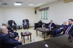 حجازي يستقبل رئيس الحزب السوري القومي الإجتماعي أسعد حردان في مكتبه