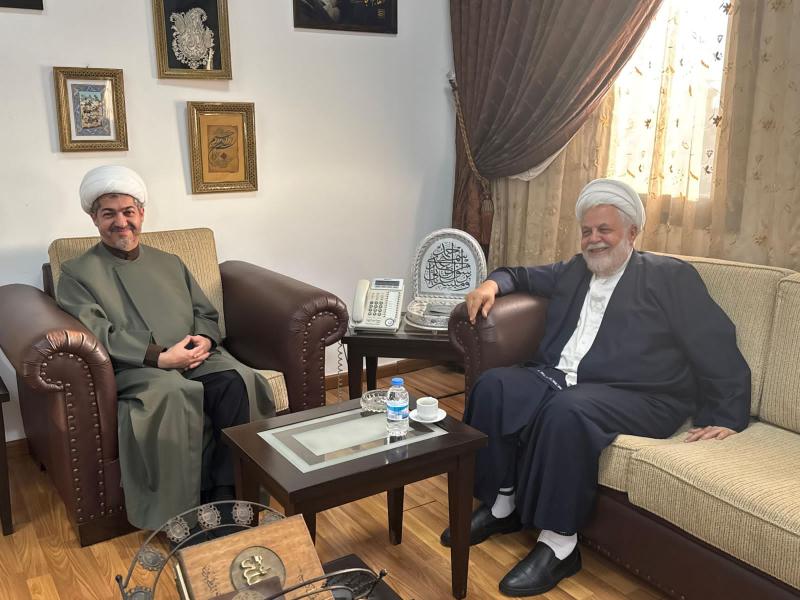 النابلسي يستقبل عمار معزياً