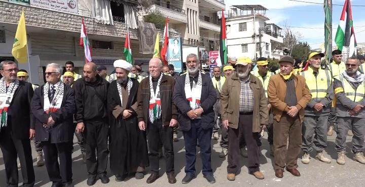 حزب الله يحيي مناسبة يوم القدس العالمي في مدينة النبطية