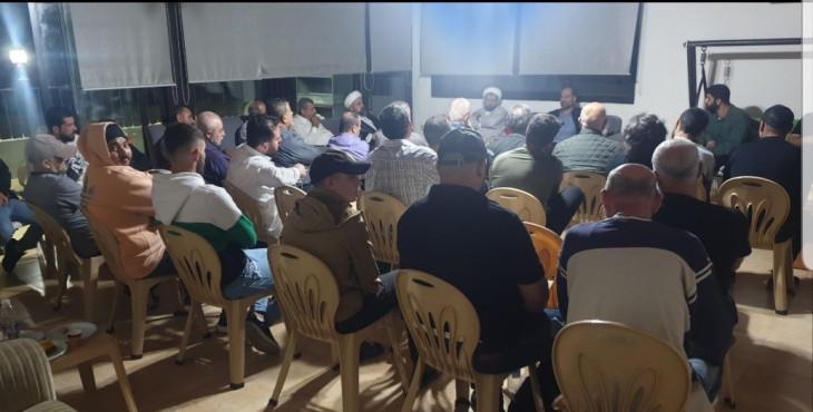 لقاء سياسي للبروفيسور نصرالله حول اخر المستجدات المحلية والإقليمية والدولية في مدينة صور - الحوش