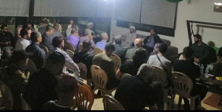 لقاء سياسي للبروفيسور نصرالله حول اخر المستجدات المحلية والإقليمية والدولية في مدينة صور - الحوش