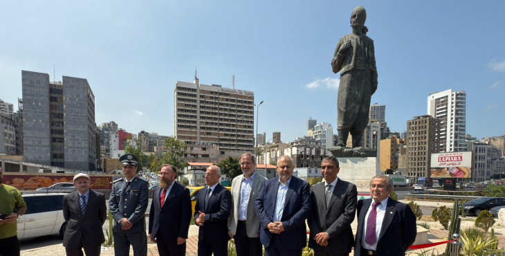 سفارة المكسيك في لبنان تفتتح حديقة مكسيكية عند تمثال المغترب في بيروت