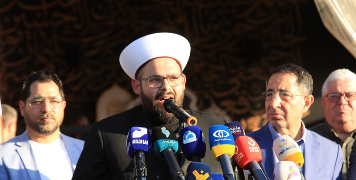 وقفة تضامنية أمام ضريح نصر الله وكلمات أكدت البقاء على الوعد العهد