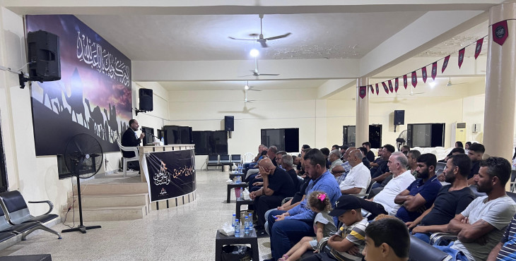 البروفيسور نصرالله في لقاء سياسي ببلدة الحنينة