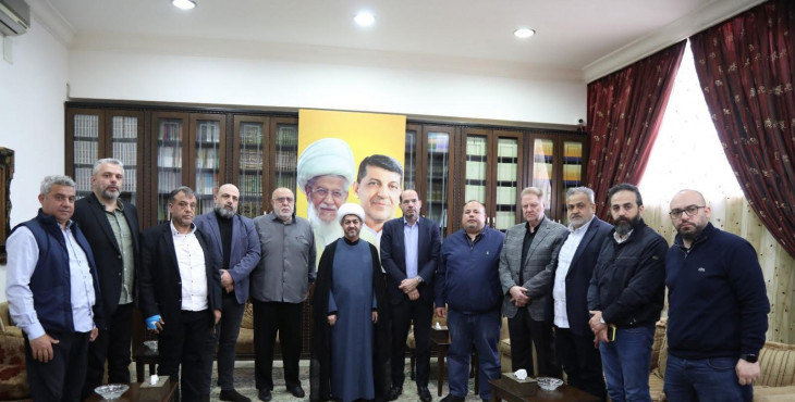 «النابلسي مستقبلاً وفداً من القوى والأحزاب القومية اللبنانية»
