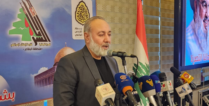 رعى مسؤول منطقة البقاع في حزب الله احتفال اقيم في مطعم قصر بعلبك بيوم القدس العالمي ، انتهي بافطار تكريمي بحضور نواب تكتل بعلبك