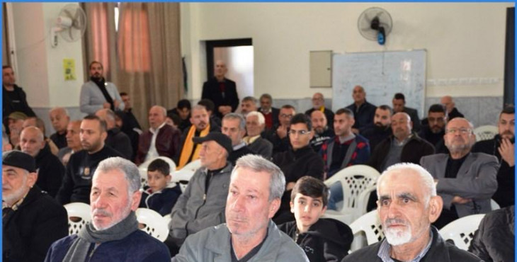 من اجواء كلمة رئيس مركز باحث للدراسات الفلسطينية والاستراتيجية البروفيسور يوسف نصرالله